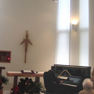 ホスピスでの演奏風景