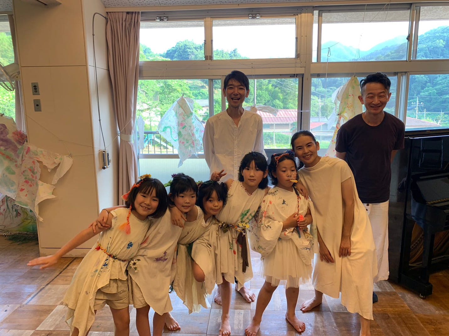 子どもたちと